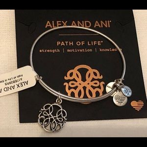 Alex And Ani Path Of Life IV Silver Bracelet NWT